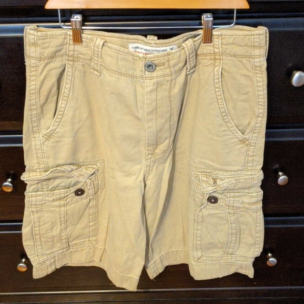 Khaki Cargo shorts